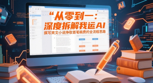 从零到一：深度拆解我运用AI撰写爽文小说挣取首笔稿费的全流程思路 - 副业联盟-副业联盟