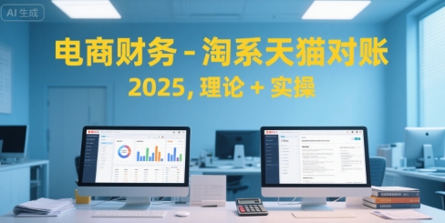 电商财务-淘系天猫对账2025，理论+实操 - 副业联盟-副业联盟