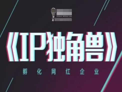 IP独角兽，孵化网红企业，ip教程 - 副业联盟-副业联盟