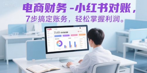 电商财务-小红书对账，7步搞定账务，轻松掌握利润 - 副业联盟-副业联盟