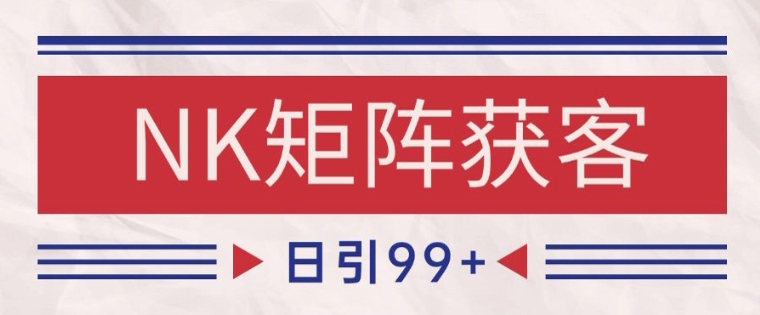 小红书某音NK赛道引流获客 自热矩阵日引200+【揭秘】 - 副业联盟-副业联盟