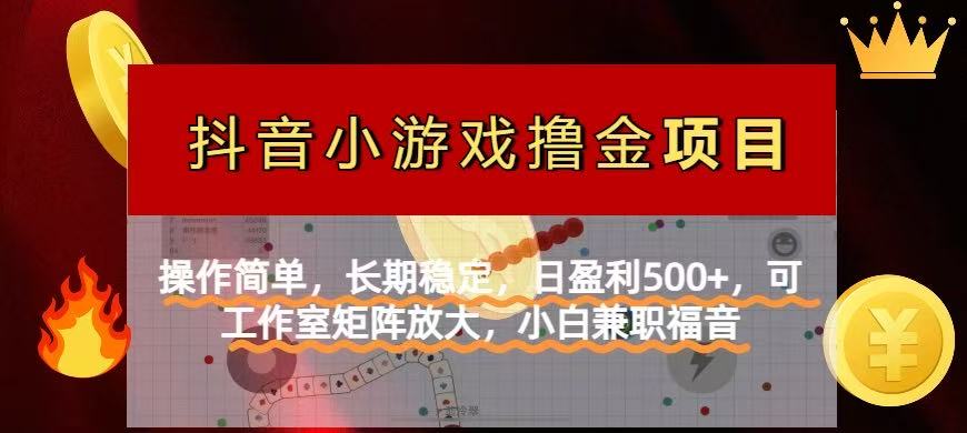 【抖音小游戏发行人计划项目】操作简单，长期稳定，日盈利500+，可工作... - 副业联盟-副业联盟