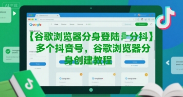 谷歌浏览器分身登陆多个抖音号，谷歌浏览器分身创建教程 - 副业联盟-副业联盟