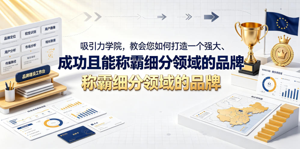 吸引力学院,教会您如何打造一个强大、成功且能称霸细分领域的品牌!【原创双语字幕】|副业联盟