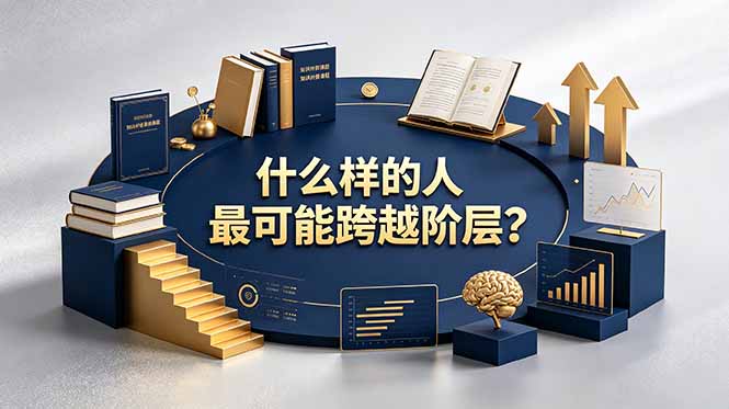付费文章:什么样的人最可能跨越阶层?具备这五种特质,普通人也能顺利跨越阶层|副业联盟