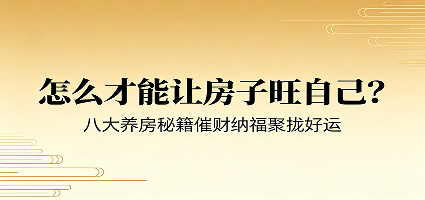 付费文章《怎么才能让房子旺自己?》八大养房秘籍催财纳福聚拢好运|副业联盟