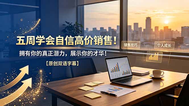 五周学会自信高价销售!拥有你的真正潜力,展示你的才华!【原创双语字幕】|副业联盟