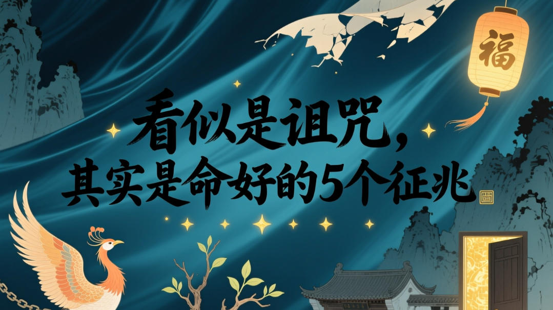 付费文章:看似是诅咒,其实是命好的5个征兆|副业联盟