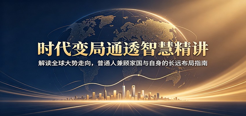 时代变局通透智慧精讲:解读全球大势走向,普通人兼顾家国与自身的长远布局指南|副业联盟