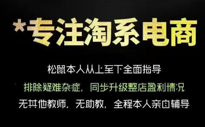 松鼠会电商VIP课程,从基础布局到高阶优化,助你掌握淘宝运营逻辑,提升店铺流量与转化(更新0703)|副业联盟