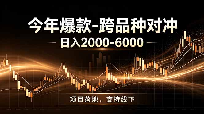 全新跨品种对冲模式上线!日稳定盈利 2000-6000,合规长久可批量放大|副业联盟