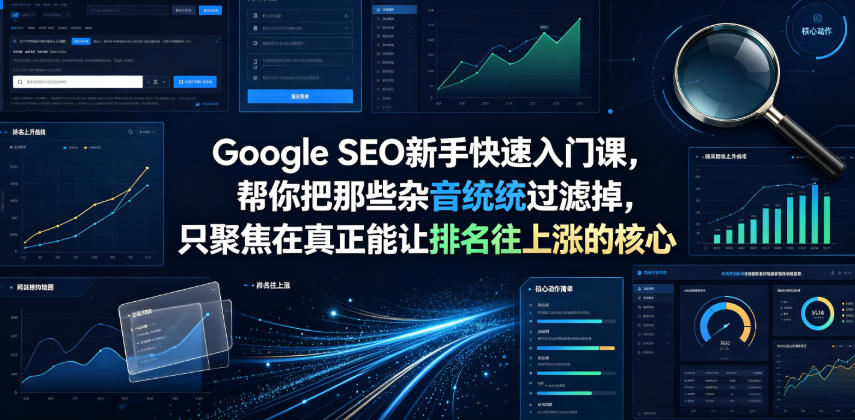 Google SEO新手快速入门课,帮你把那些杂音统统过滤掉,只聚焦在真正能让排名往上涨的核心动作【原创双语字幕】|副业联盟