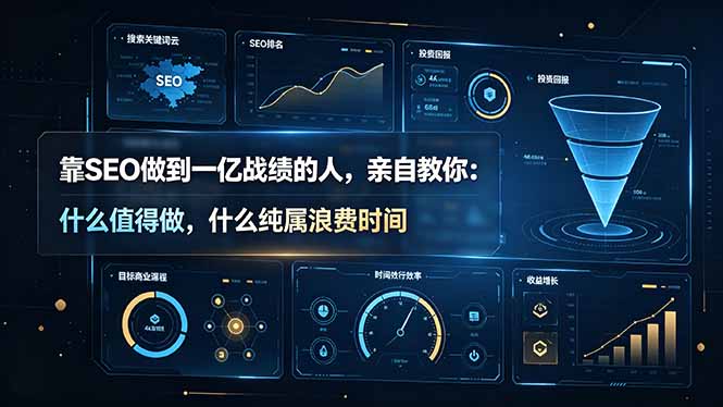 靠SEO做到一亿战绩的人,亲自教你:什么值得做,什么纯属浪费时间【原创双语字幕】|副业联盟