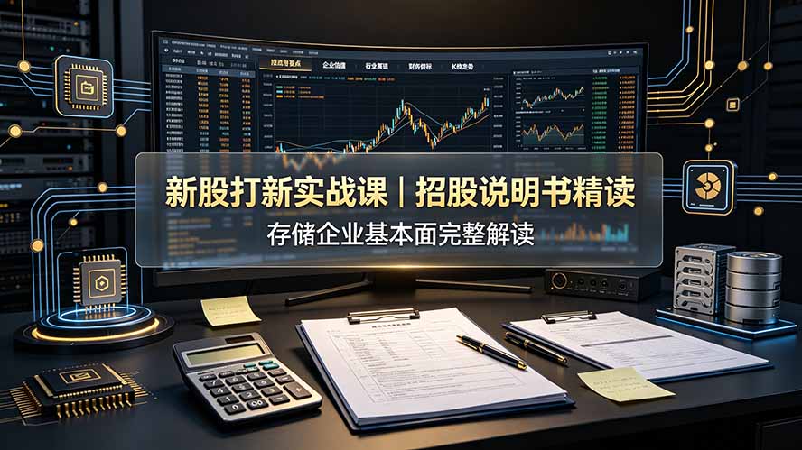 付费文章:新股打新实战课|招股说明书精读,存储企业基本面完整解读|副业联盟