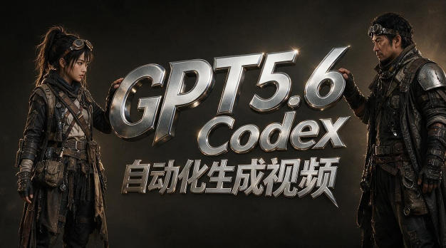 GPT5.6+Codex自动化生成视频全流程实战,从提示词设计、角色设定、封面海报,到视频生成思路与自动化工作流