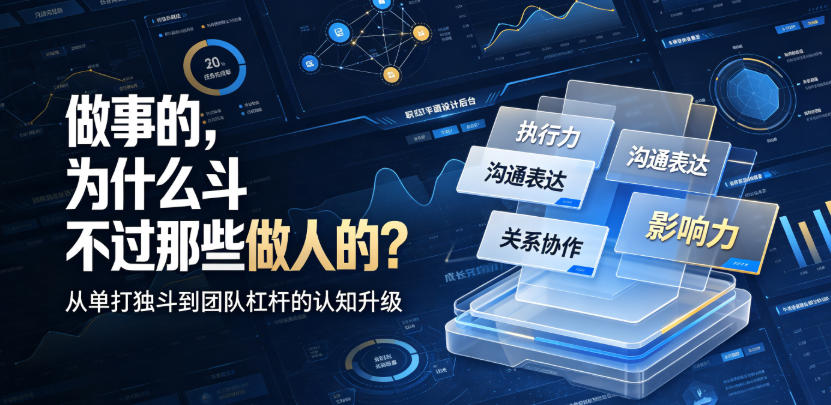 付费文章:做事的,为什么斗不过那些做人的?|副业联盟