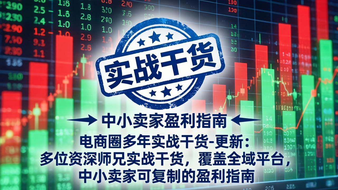 电商圈多年实战干货-更新2026:多位资深师兄实战干货/覆盖全域平台,中小卖家可复制的盈利指南|副业联盟