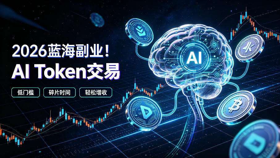 2026全新风口副业|AI智能Token交易,空闲时间轻松 賺 收益,无需全天盯盘【揭秘】|副业联盟