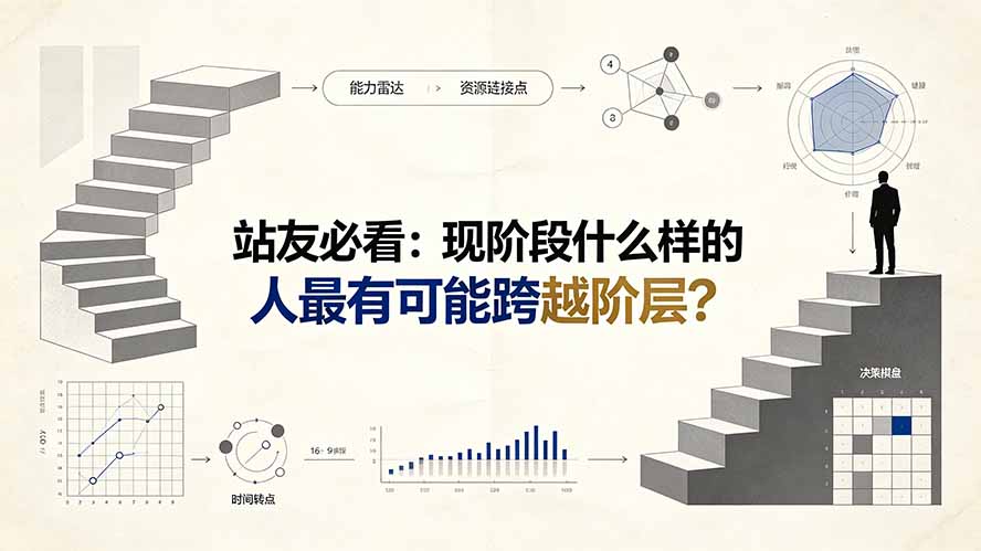 付费文章:站友必看:现阶段什么样的人最有可能跨越阶层?|副业联盟