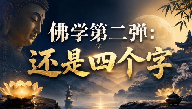 付费文章:佛学第二弹:还是四个字|副业联盟