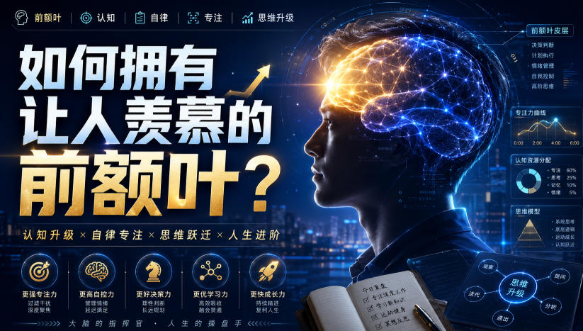 付费文:如何拥有让人羡慕的前额叶?|副业联盟