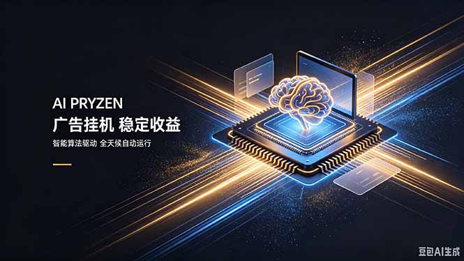 AI Pryzen 广告挂机｜24小时自动跑，日入300-500，新手零门槛 - 副业联盟|副业联盟
