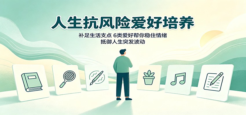 人生抗风险爱好培养：补足生活支点，6类爱好帮你稳住情绪，抵御人生突发波动 - 副业联盟|副业联盟