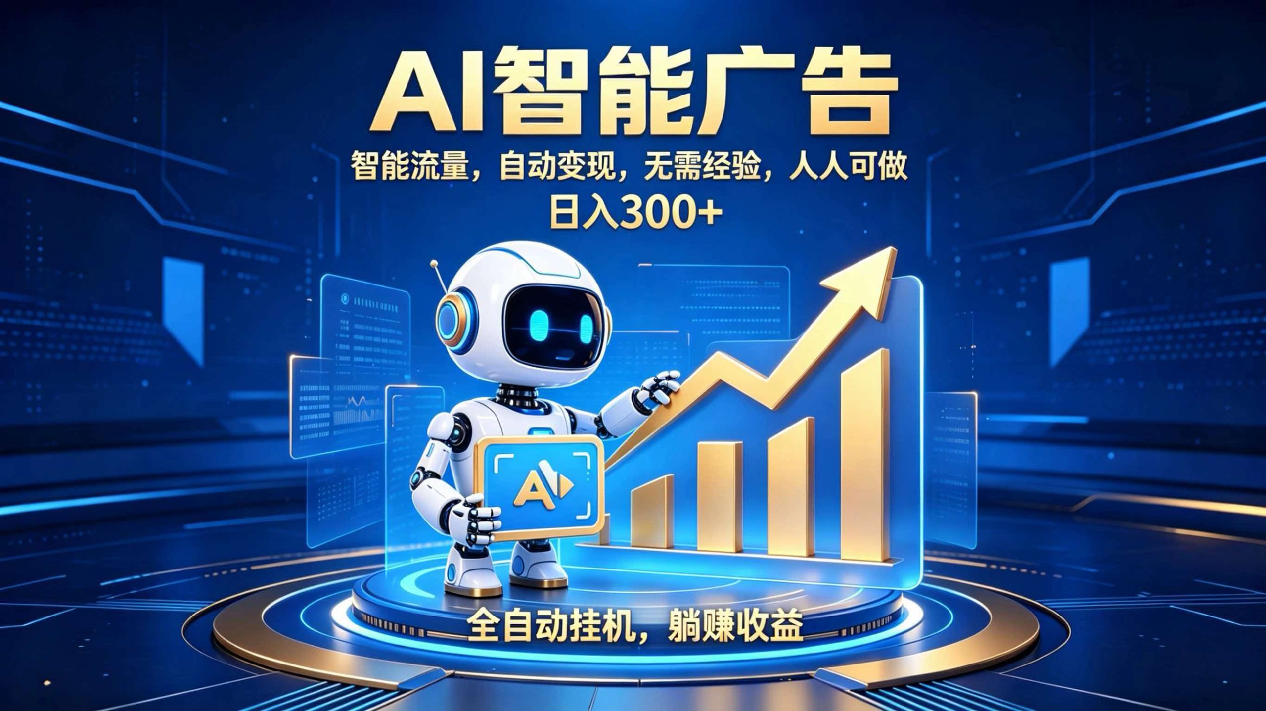 轻资产新赛道，全自动AI广告，打造持续收益 - 副业联盟|副业联盟