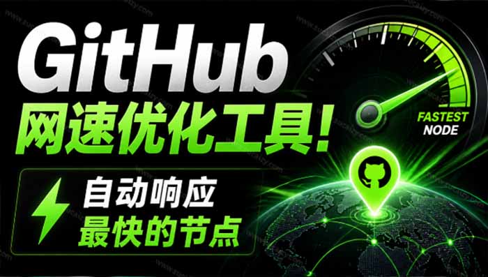 GitHub网速优化工具!让你更快速的打开Github,自动响应最快的节点,轻量级开源工具, Ghips|副业联盟