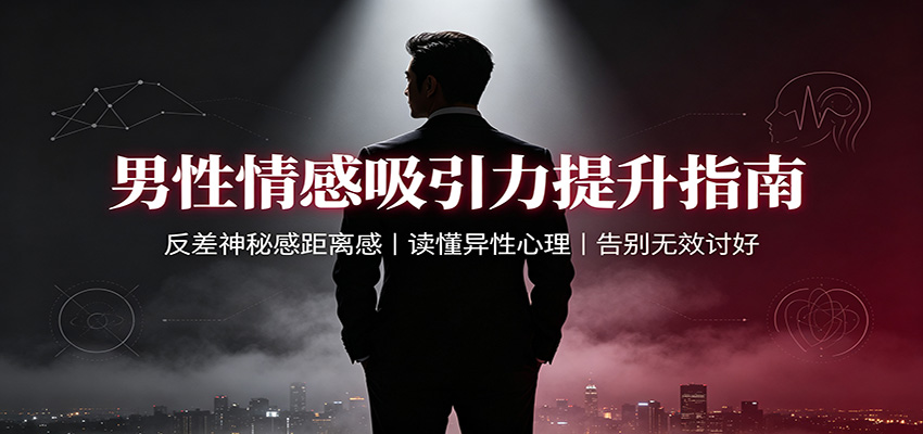 男性情感吸引力提升指南:反差神秘感距离感,读懂异性心理,告别无效讨好|副业联盟