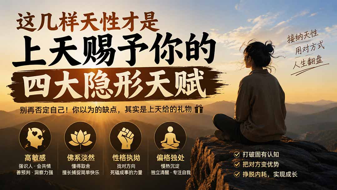 付费文章:这几样天性才是上天赐予你的四大隐形天赋|副业联盟