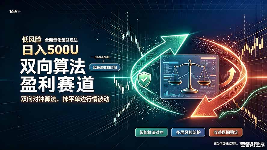 算法对冲/EA量化,日入500刀,躺着赚钱!你把它当做“自动提款机”,它把你就爆了|副业联盟