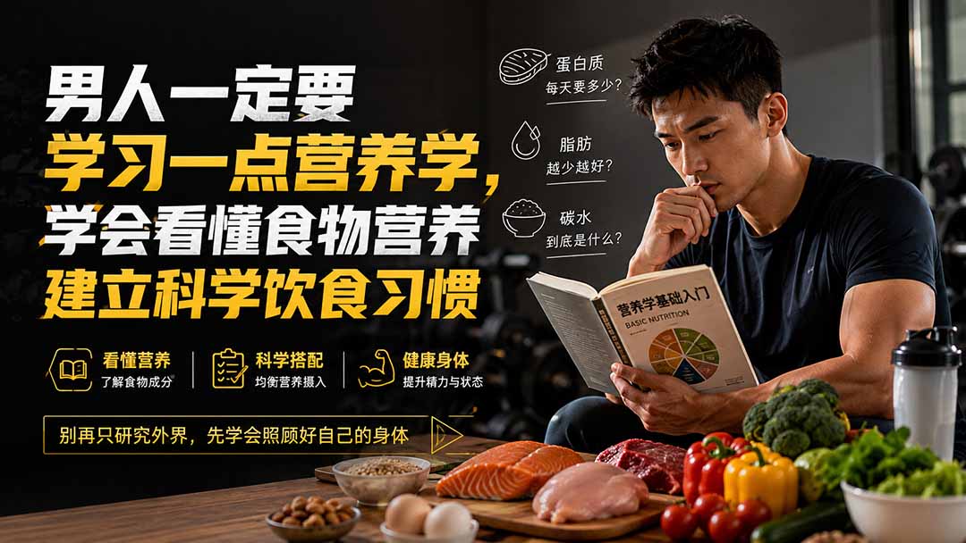 付费文章:男人一定要学习一点营养学,学会看懂食物营养建立科学饮食习惯|副业联盟