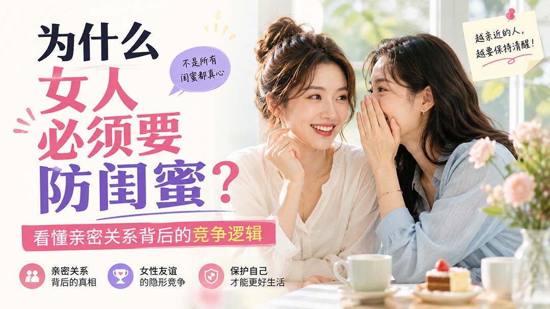 付费文章：为什么女人必须要防闺蜜？看懂亲密关系背后的竞争逻辑 - 副业联盟|副业联盟
