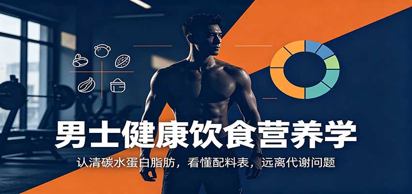 男士健康饮食营养学:认清碳水蛋白脂肪,看懂配料表,远离代谢问题|副业联盟