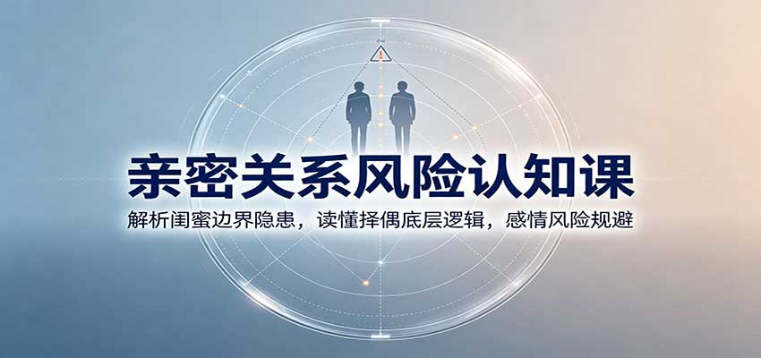 亲密关系风险认知课:解析闺蜜边界隐患,读懂择偶底层逻辑,感情风险规避|副业联盟