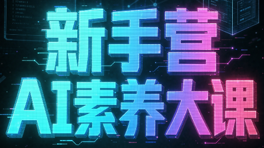 破局俱乐部·破局行动新手营AI素养大课|副业联盟