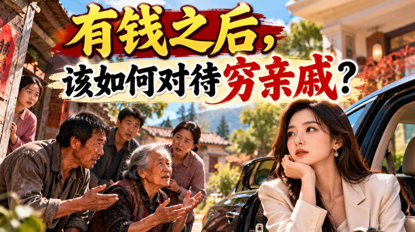 某公众号付费文章:有钱之后,该如何对待穷亲戚?|副业联盟