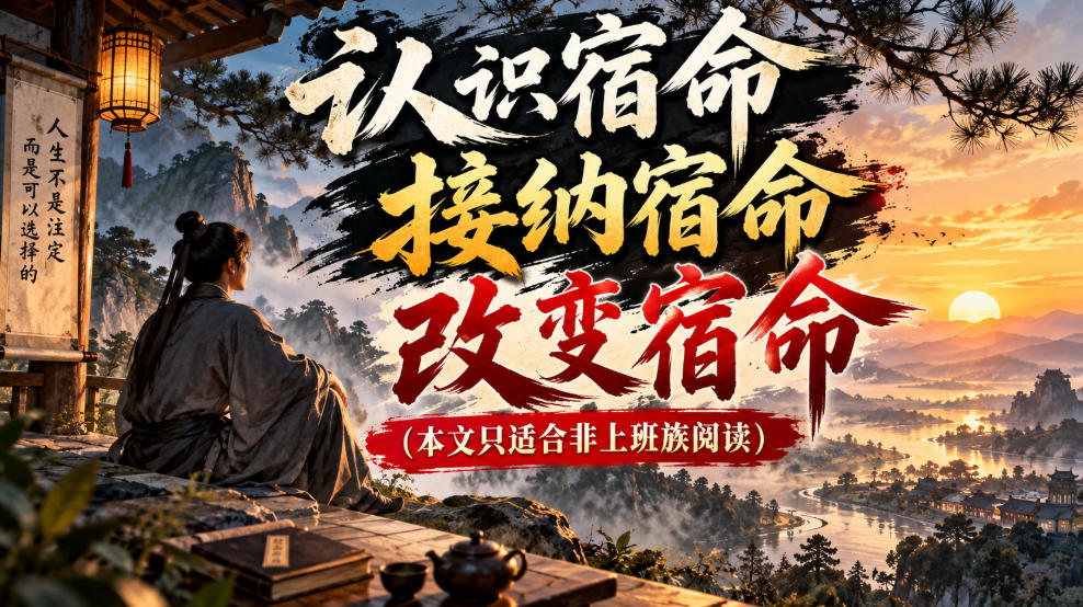 某公众号付费文章:认识宿命,接纳宿命,改变宿命(本文只适合非上班族阅读)|副业联盟