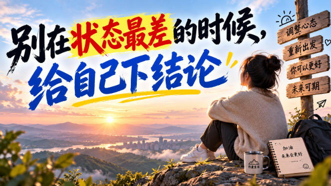 某公众号付费文章：别在状态最差的时候，给自己下结论 - 副业联盟|副业联盟