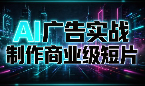 AI广告实战制作商业级短片|副业联盟