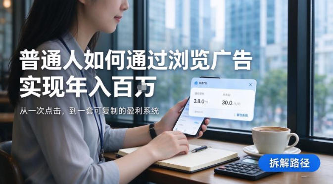 2026最新技术,24小时全自动浏览广告,全网独家项目,单台设备日入200+新手小白可快速上手,支持实地学习实地考察【揭秘】|副业联盟