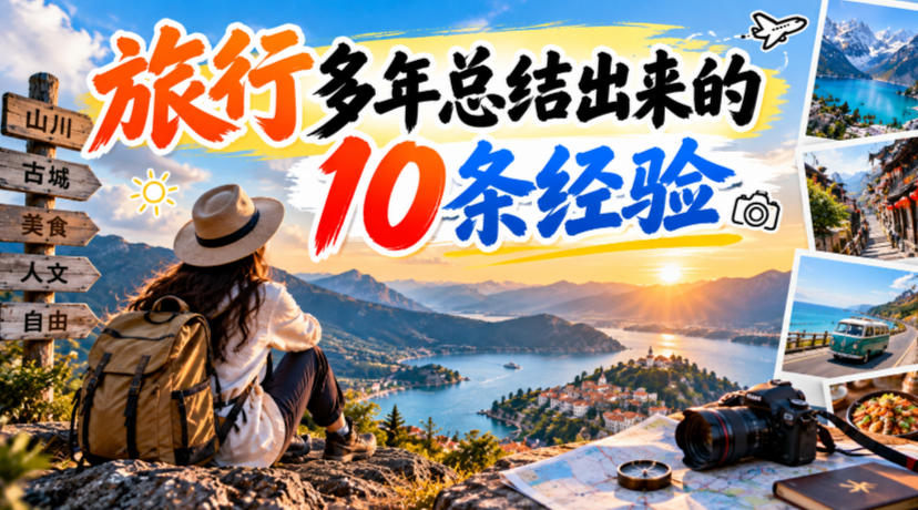 付费文章:旅行多年总结出来的10条经验|副业联盟