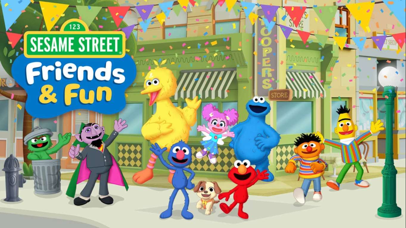 【美版】芝麻街：朋友与欢乐 Sesame Street: Friends & Fun 中文|副业联盟
