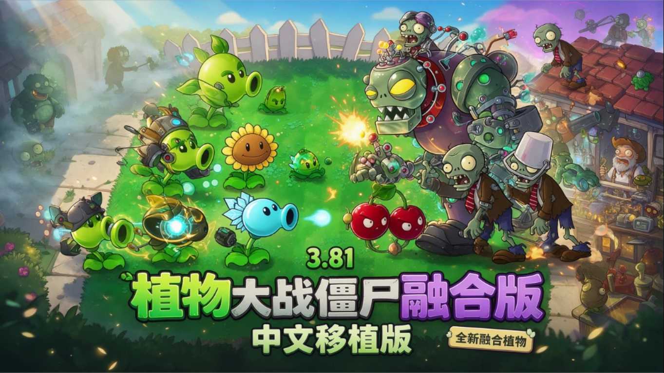 【移植游戏】植物大战僵尸融合版3.81中文版 移植游戏|副业联盟