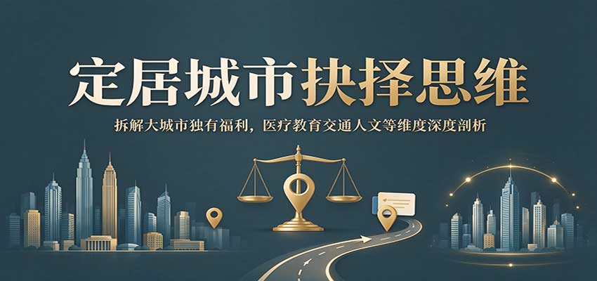 定居城市抉择思维:拆解大城市独有福利,医疗教育交通人文等维度深度剖析|副业联盟