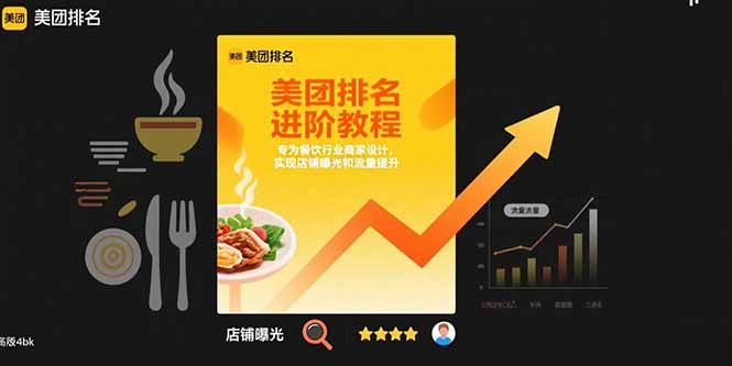 美团排名进阶教程：专为餐饮行业商家设计，实现店铺曝光和流量提升 - 副业联盟-副业联盟