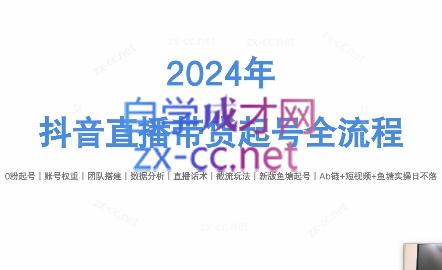六六老师·2024年抖音直播带货起号全攻略 - 副业联盟-副业联盟