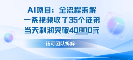 AI收徒变现闭环：一条视频收35人，日入1k+(附完整SOP) - 副业联盟-副业联盟