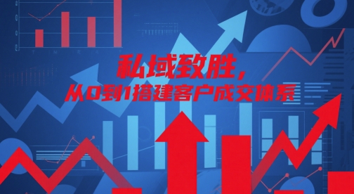 私域致胜，从0到1搭建客户成交体系 - 副业联盟-副业联盟